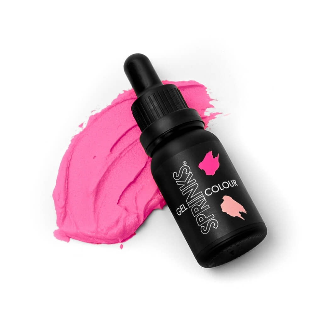Sprinks hot pink gel food colouring 15ml bottle