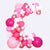 Hot Pink & White Latex Balloon Garland Kit