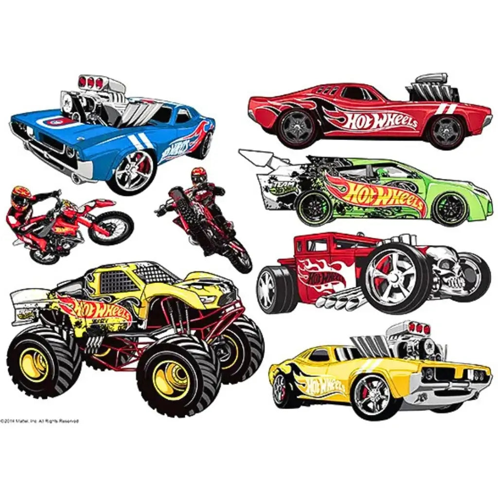 Hot Wheels edible character icing sheet for cake decorating