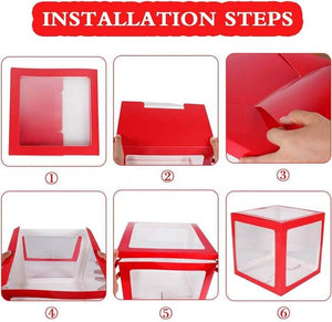 how to assemble balloon boxes step by step