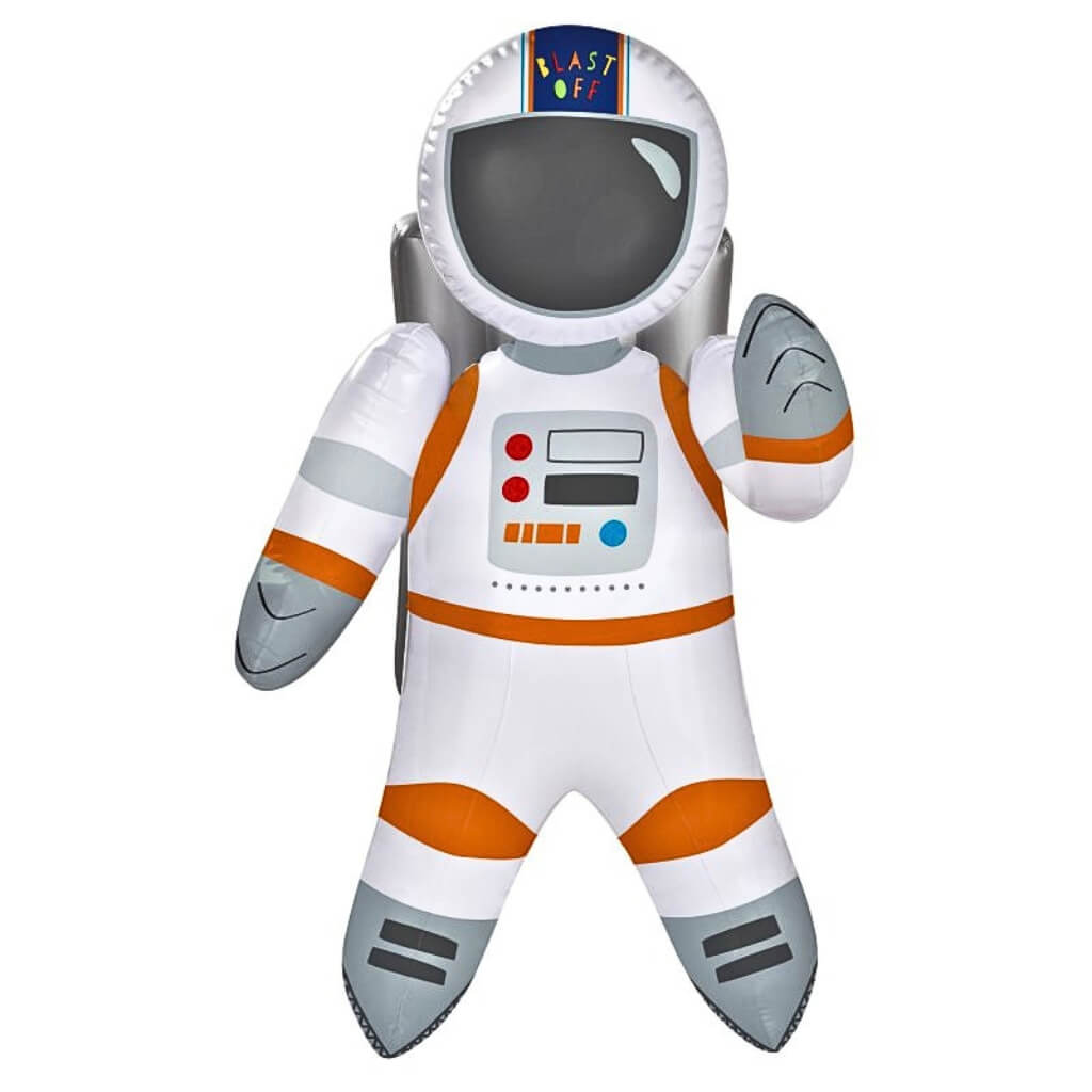 Inflatable astronaut decoration blast off theme