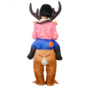 Inflatable Ride On Reindeer Costume for Kids