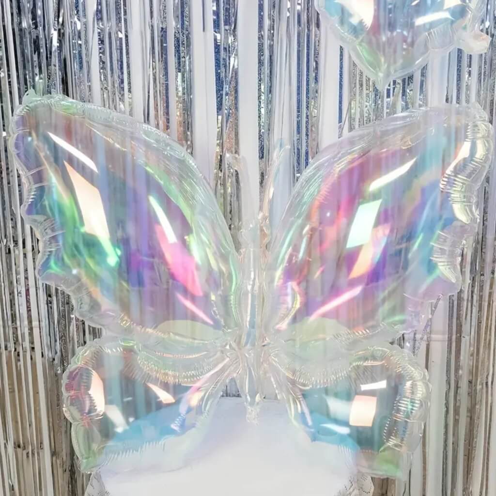 Iridescent Butterfly Foil Balloon 66cm