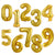 32-inch Giant Gold 0-9 Number Foil Balloon