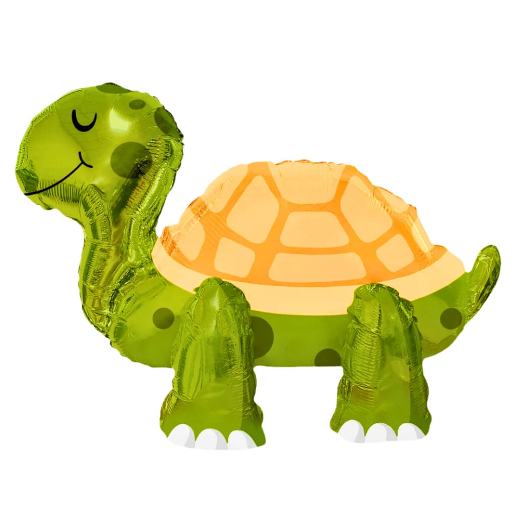 Turtle Color Balloon Jumbo 3D Freestanding Turtle Foil Balloon