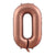 40 Inch Jumbo Chocolate Brown 0-9 Number Foil Balloons