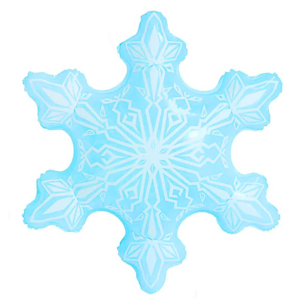 Jumbo Blue Snowflake Foil Balloon