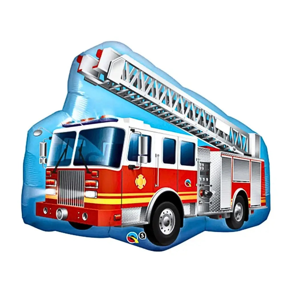 Jumbo Fire Truck Foil Balloon