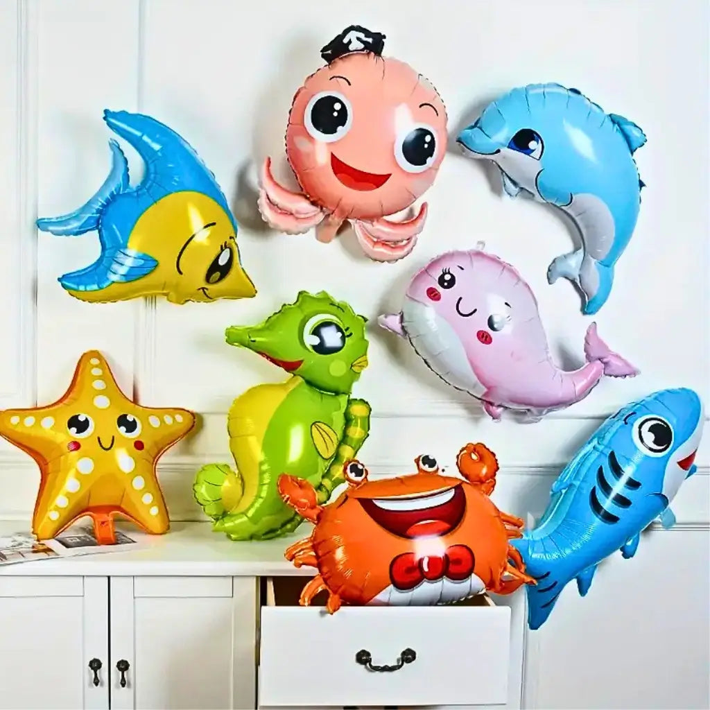 Jumbo Sea Life Ocean Animal Shaped Foil Balloon