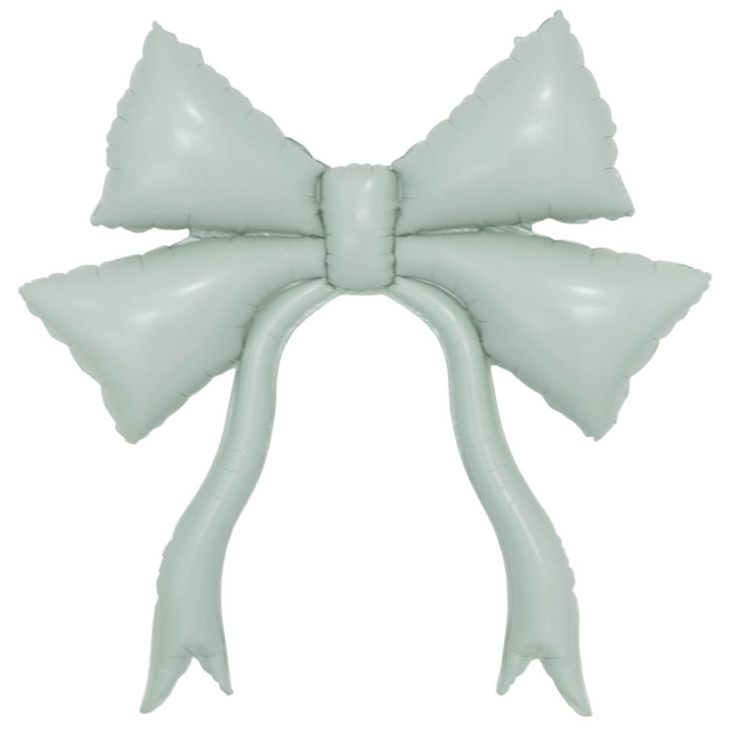 Jumbo Pastel green Bow Knot Foil Balloon 120cm Baby Shower Birthday Party Decoration