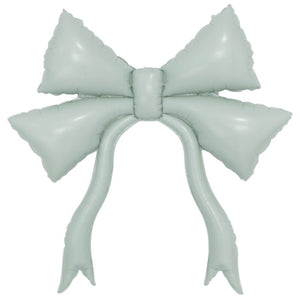 Jumbo Pastel green Bow Knot Foil Balloon 120cm Baby Shower Birthday Party Decoration