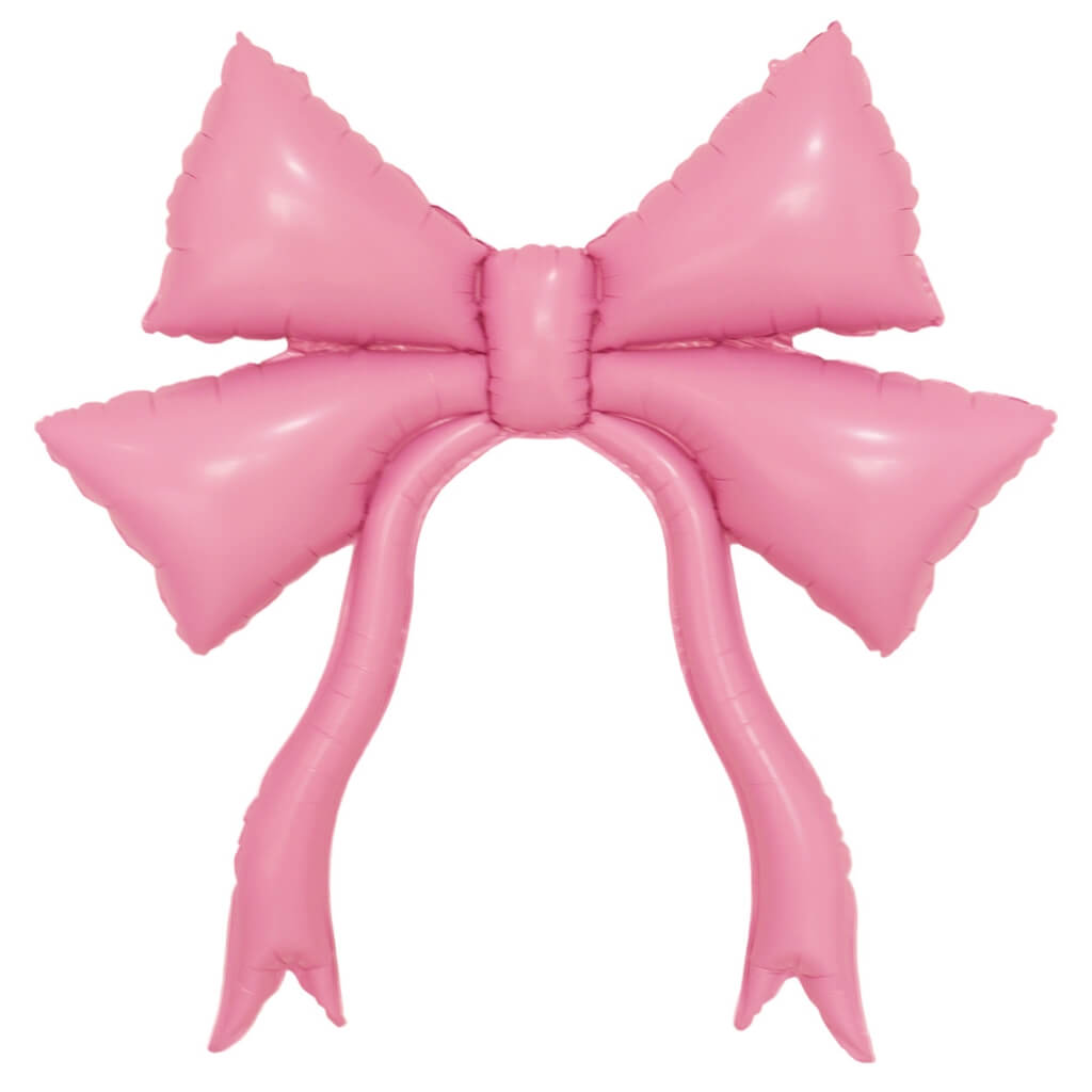 Jumbo Bow Knot Foil Balloon 120cm - 6 Pastel & Bold Colours