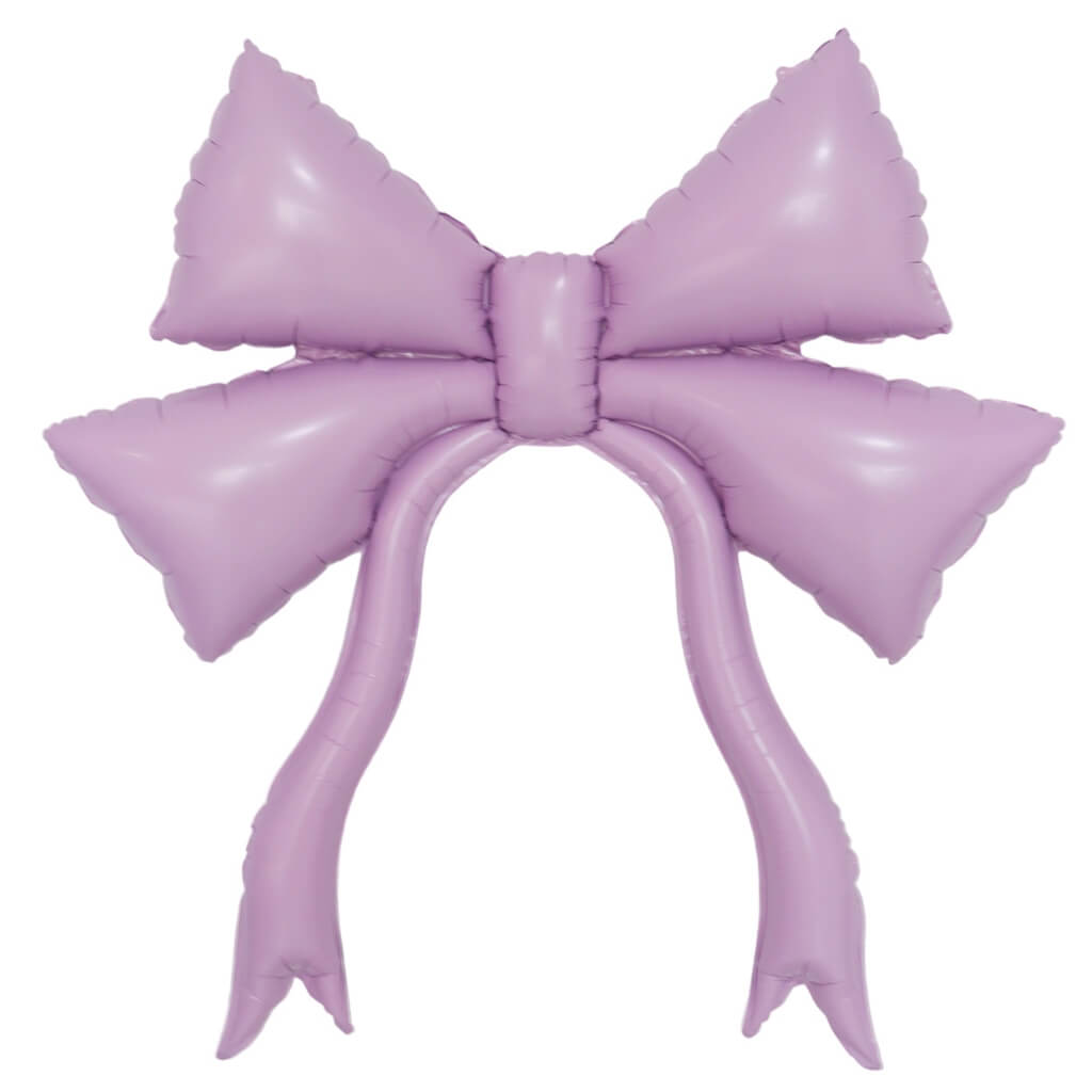 Jumbo Pastel purple Bow Knot Foil Balloon 120cm Baby Shower Birthday Party Decoration