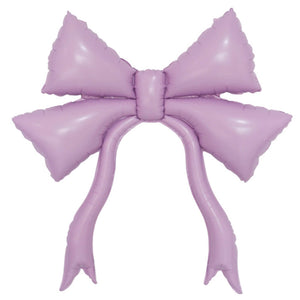 Jumbo Pastel purple Bow Knot Foil Balloon 120cm Baby Shower Birthday Party Decoration