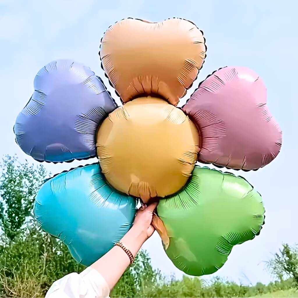 jumbo pastel daisy balloon backdrop for baby shower decorations