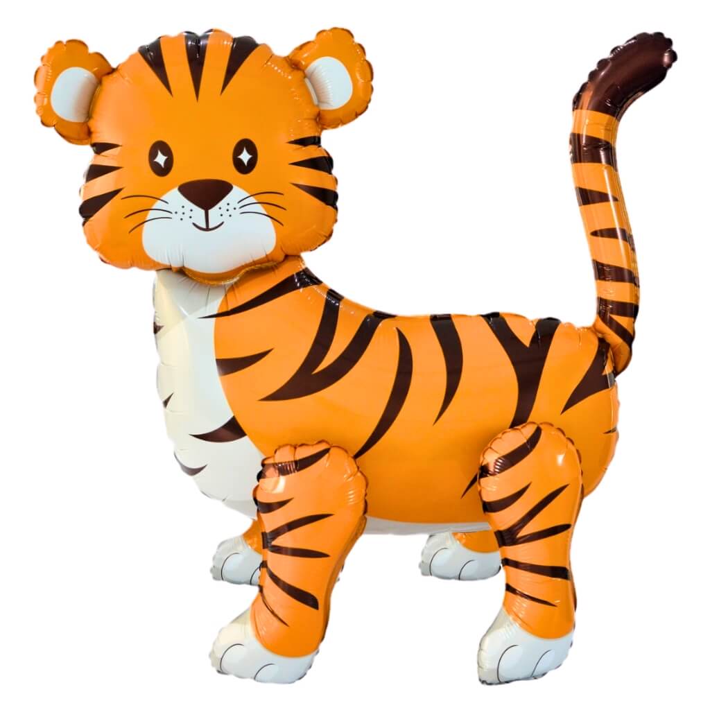 Jumbo 3D Freestanding Tiger Foil Balloon