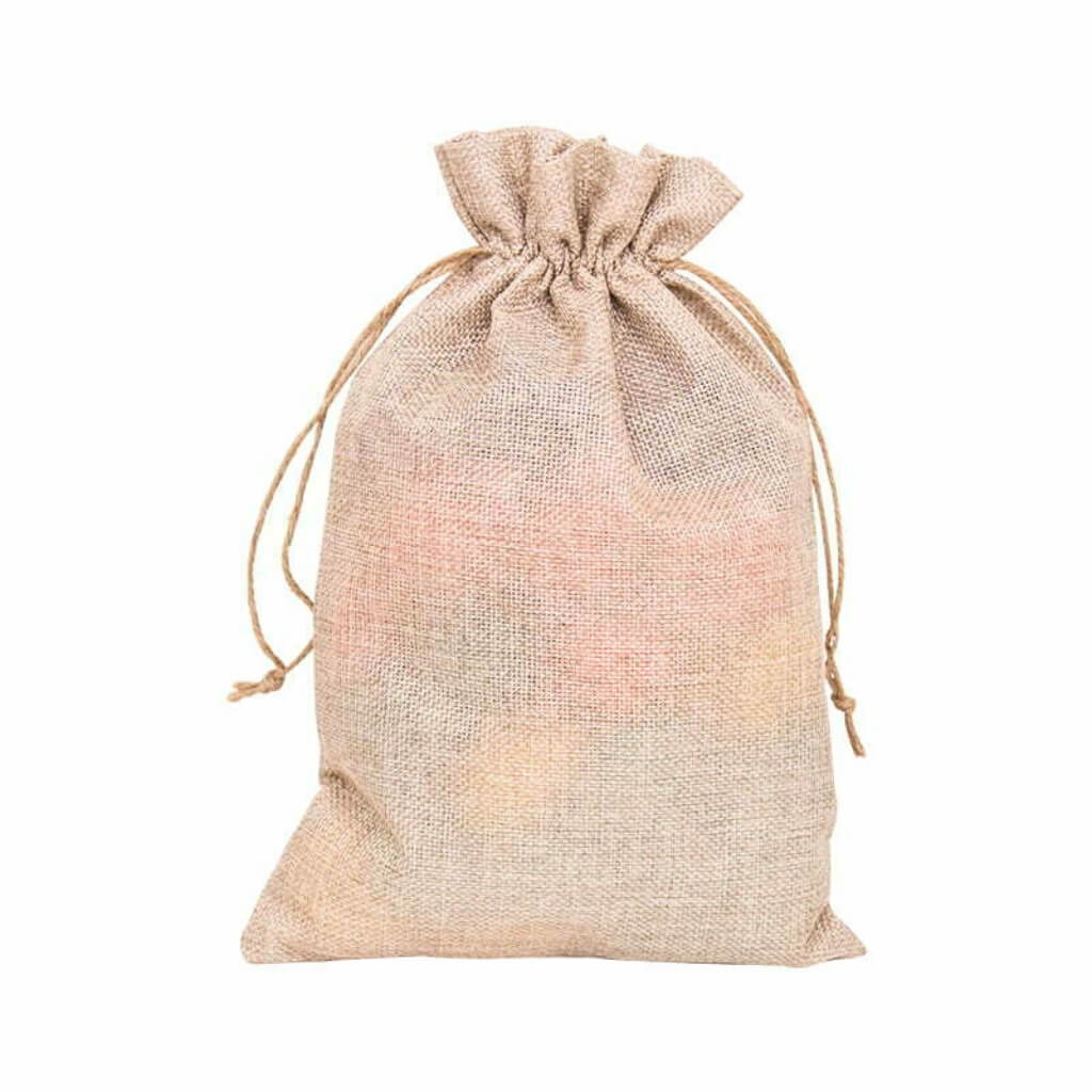 Jute fabric bags for wedding gifts and crafts
