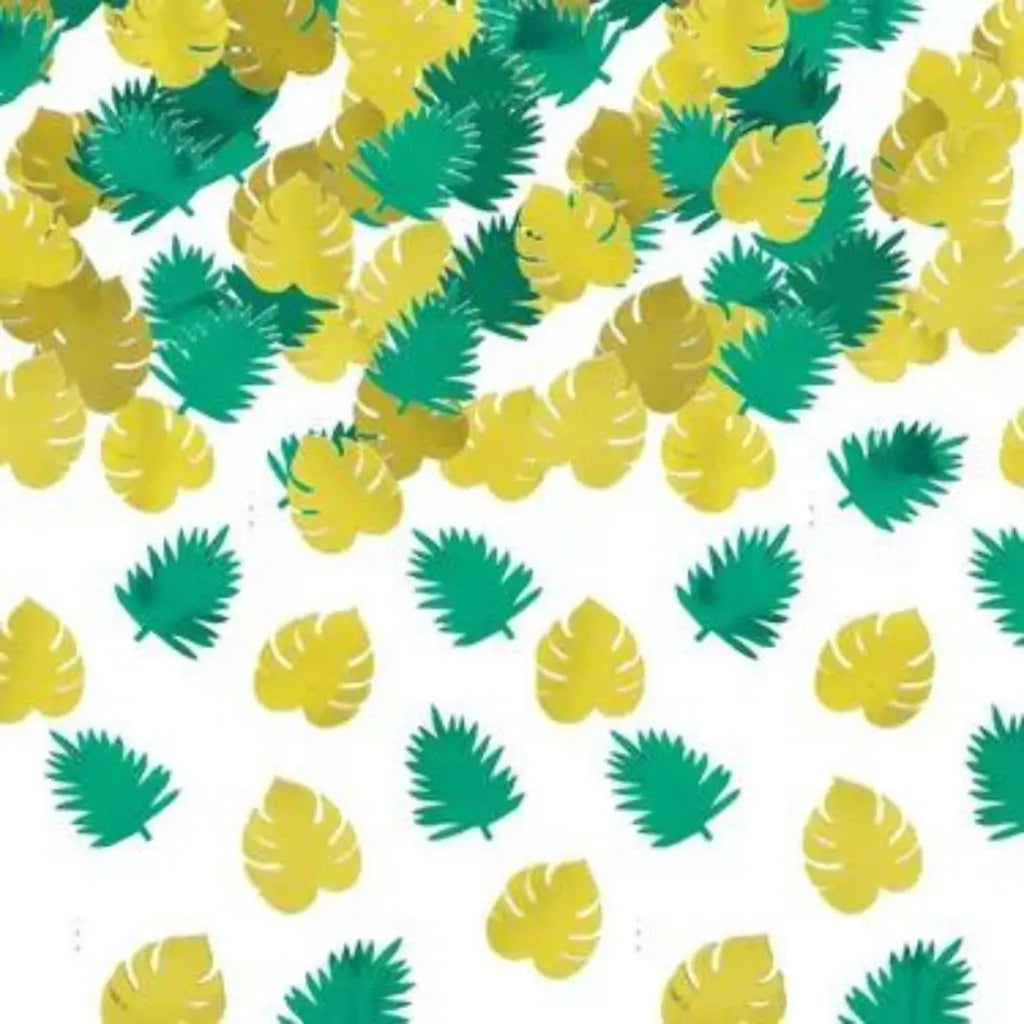 Key West Palm Leaf Foil Confetti Table Scatters
