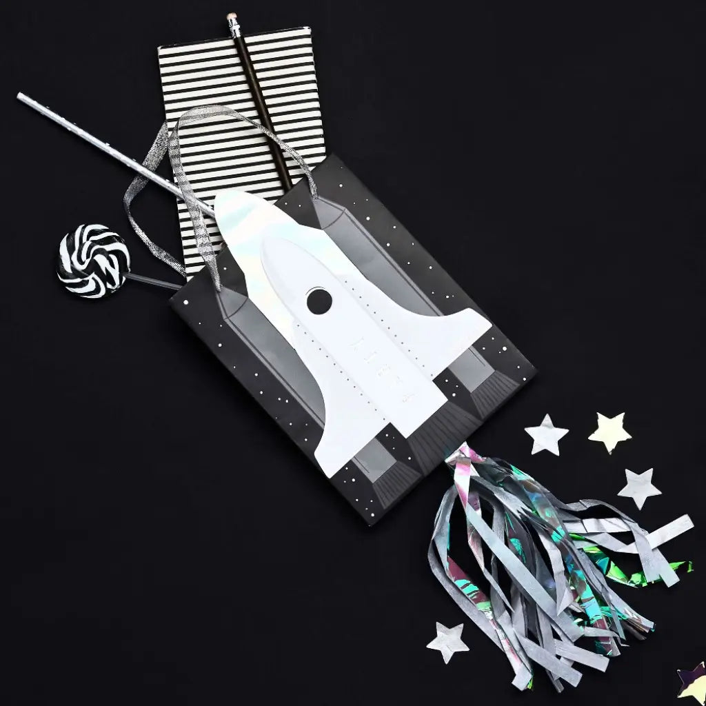 Blast Off Space Rocket Party Bags pack of 5