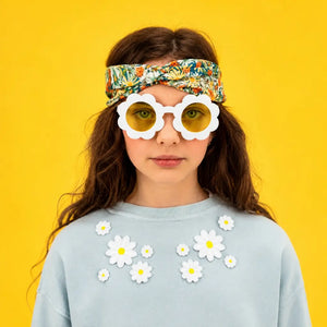 Sunshine themed party glasses