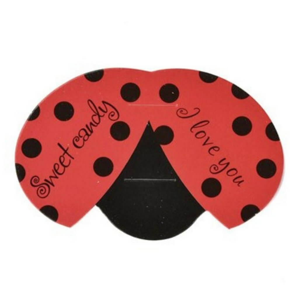 Red Lady Bug Lollipop Stick Holders 20pk