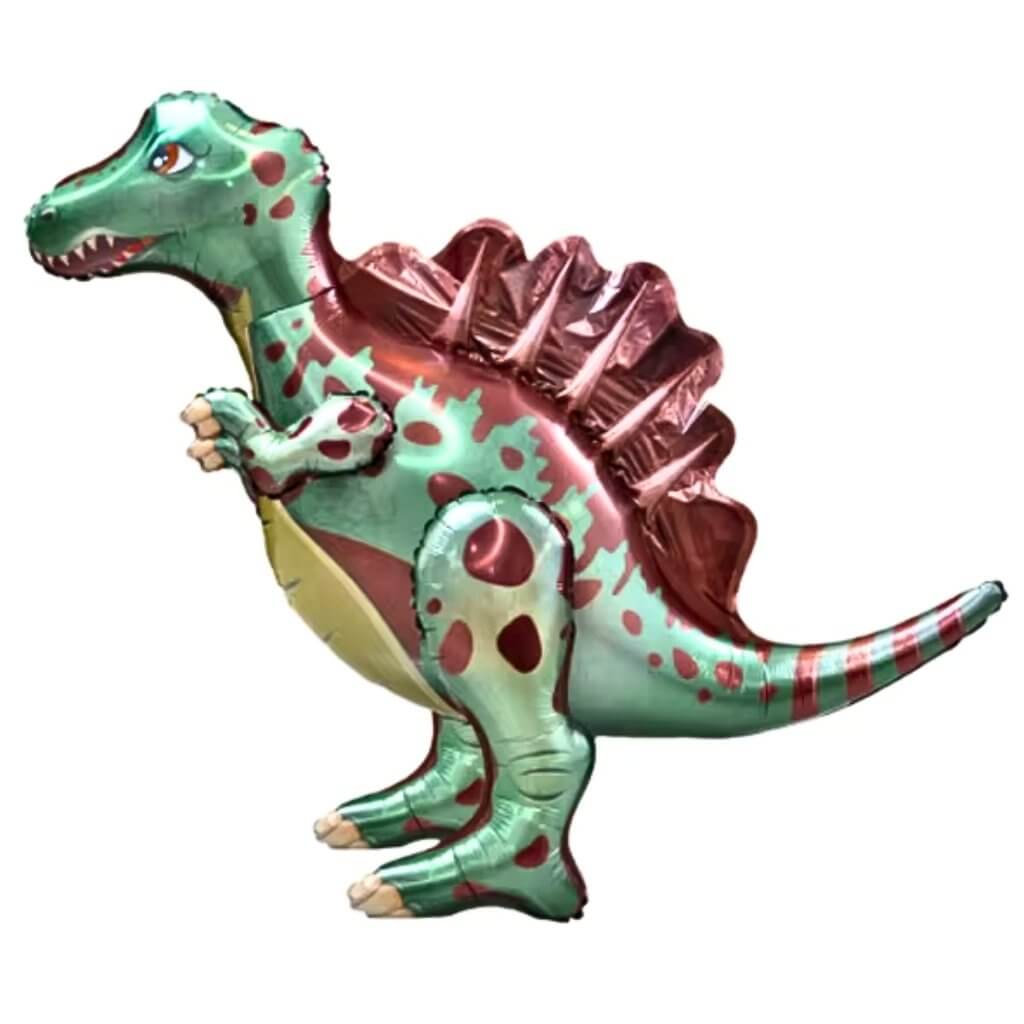 Freestanding Green Spinosaurus Dinosaur Balloon – Movable Legs