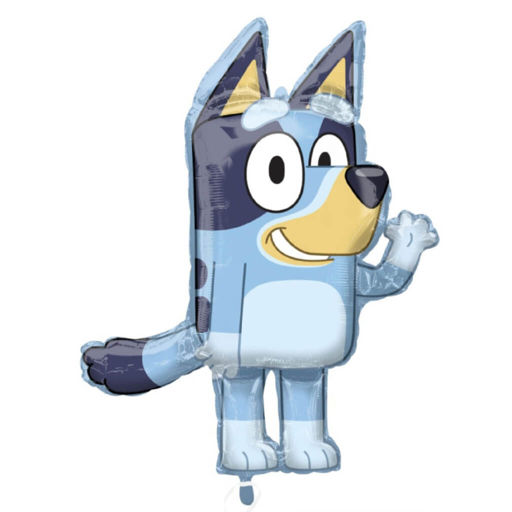 Bluey SuperShape kids birthday foil balloon