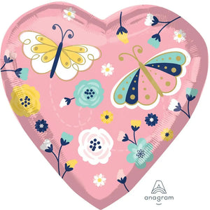 Multi-Balloon Happy Mother's Day Heart & Butterfly Foil Balloon