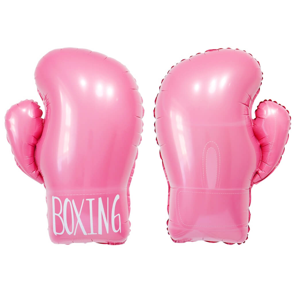 26-inch Pink Boxing Glove Foil Balloon