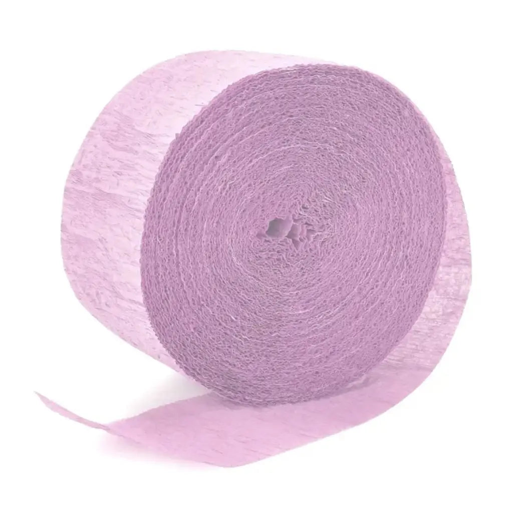 Lavender Crepe Streamer Roll 24m