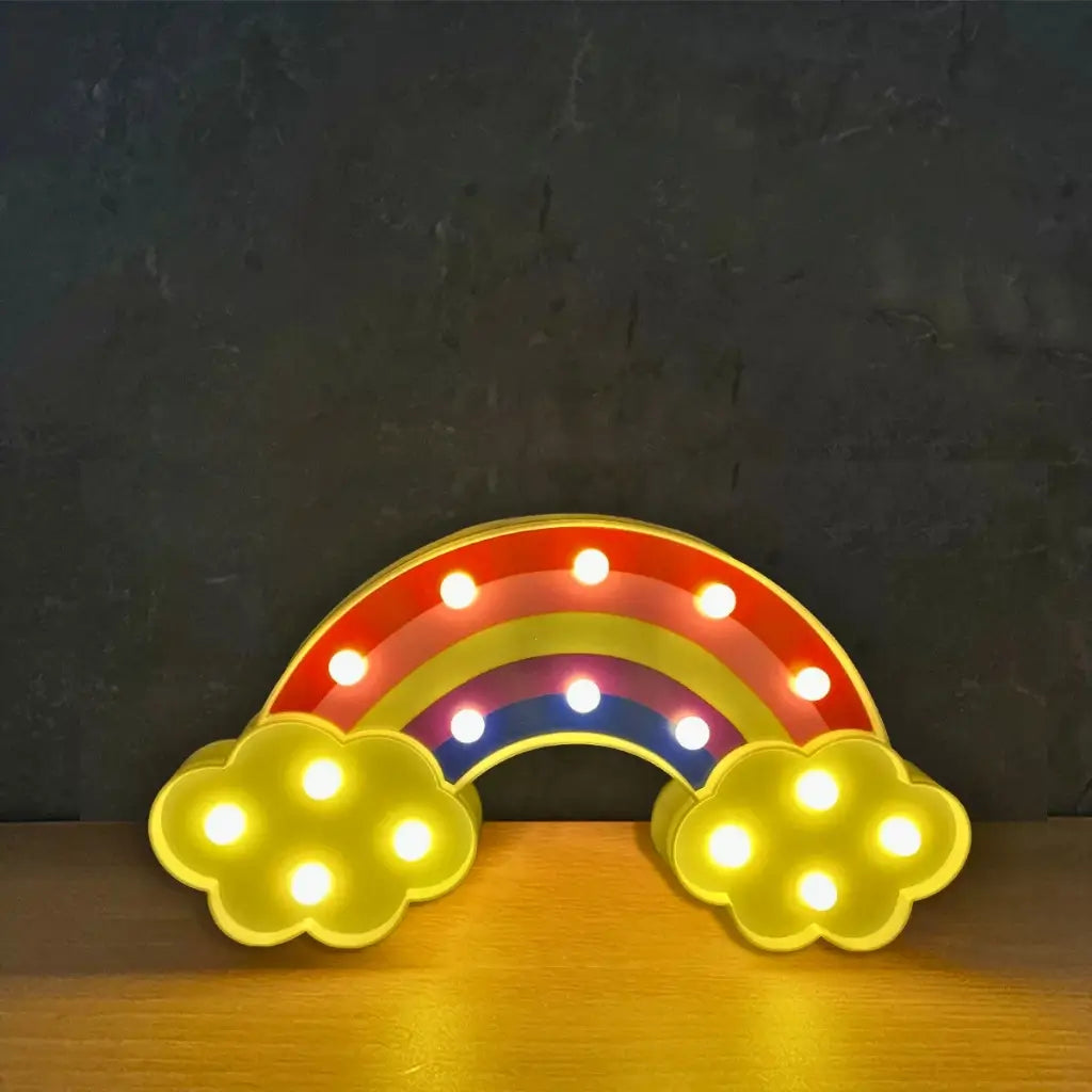 Rainbow party LED light decoration