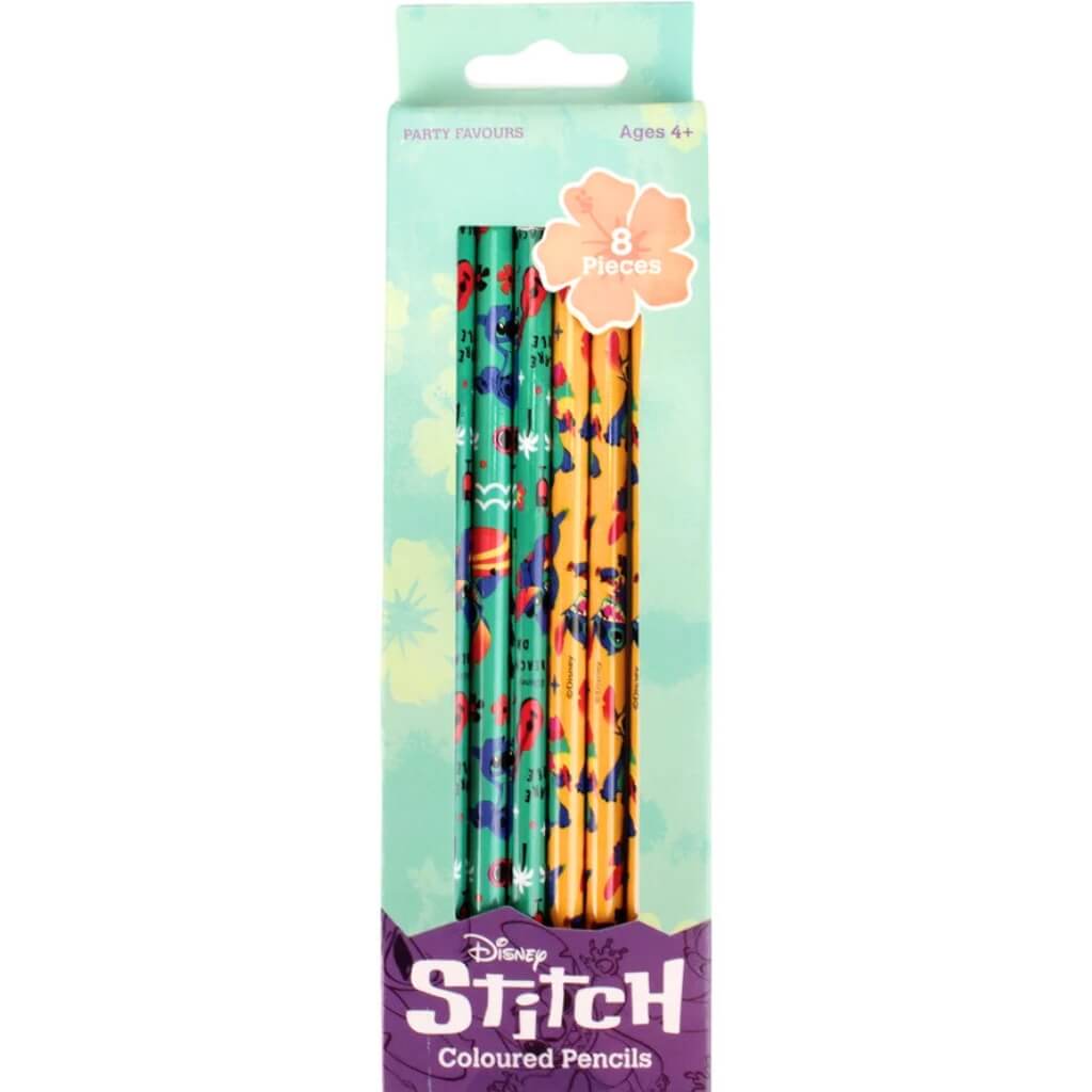 Pack of 8 Lilo & Stitch Chunky Pencil Favours