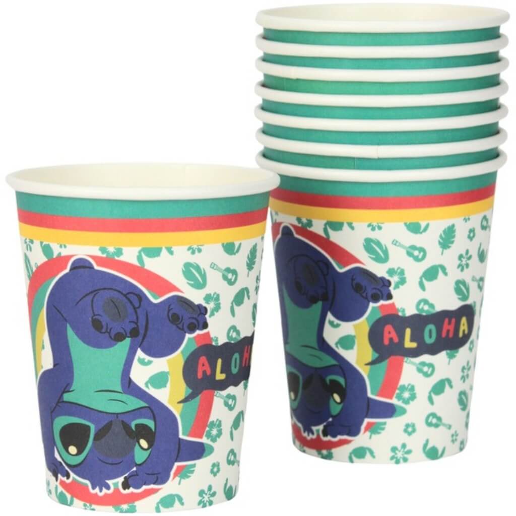 Lilo & Stitch Paper Cups 266ml 8pk