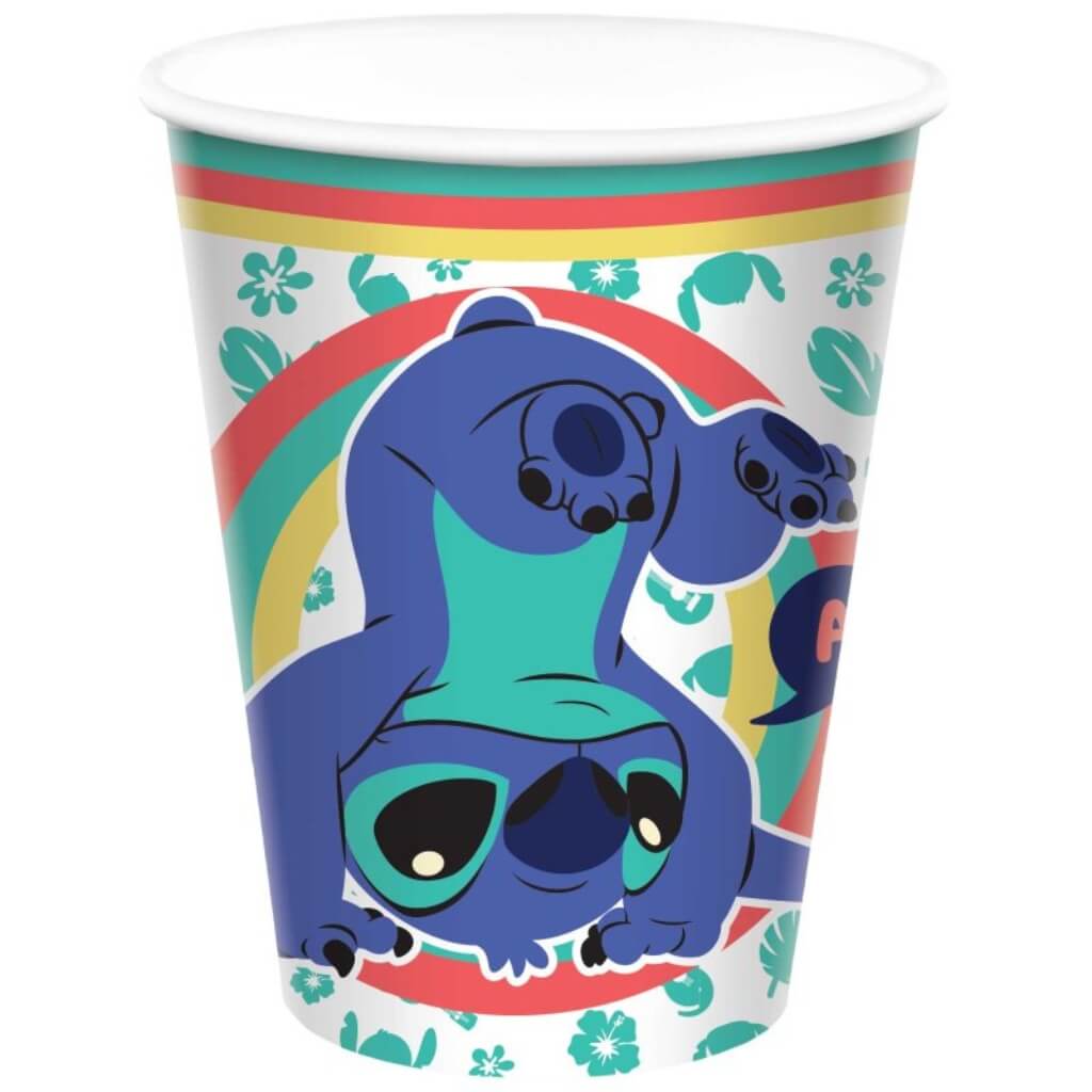 Lilo & Stitch Paper Cups 266ml 8pk