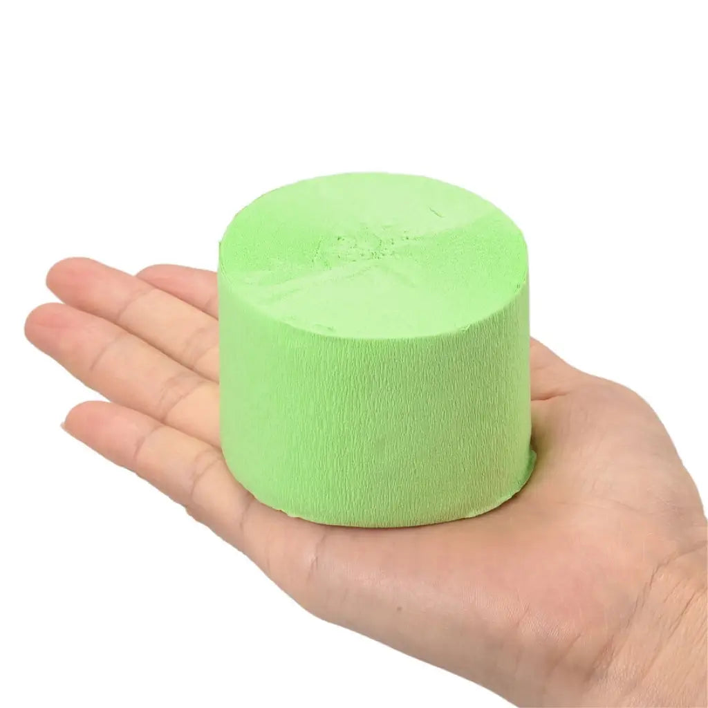 Lime Green Crepe Paper Streamer Roll 25m