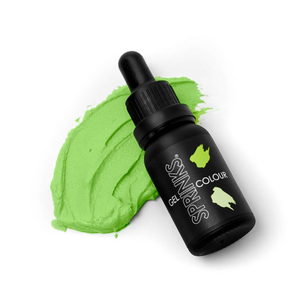 Sprinks lime gel food colouring 15ml bottle