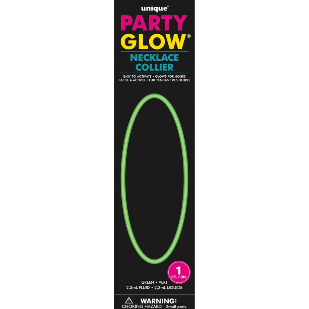 Glow In The Dark Neon Green Necklace