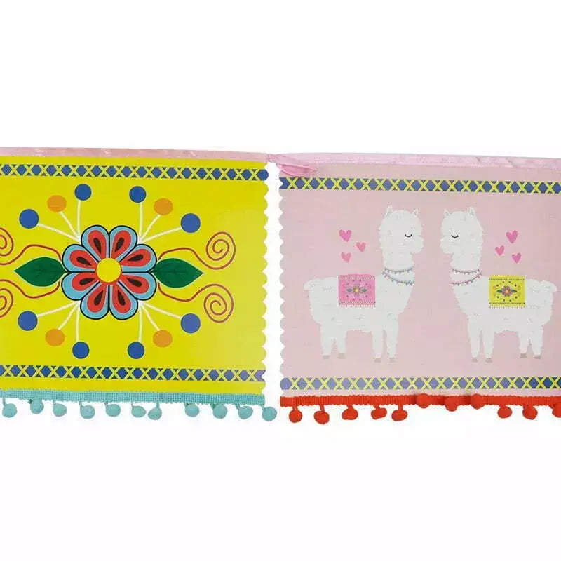 Llama Rectangular Paper Bunting 4m