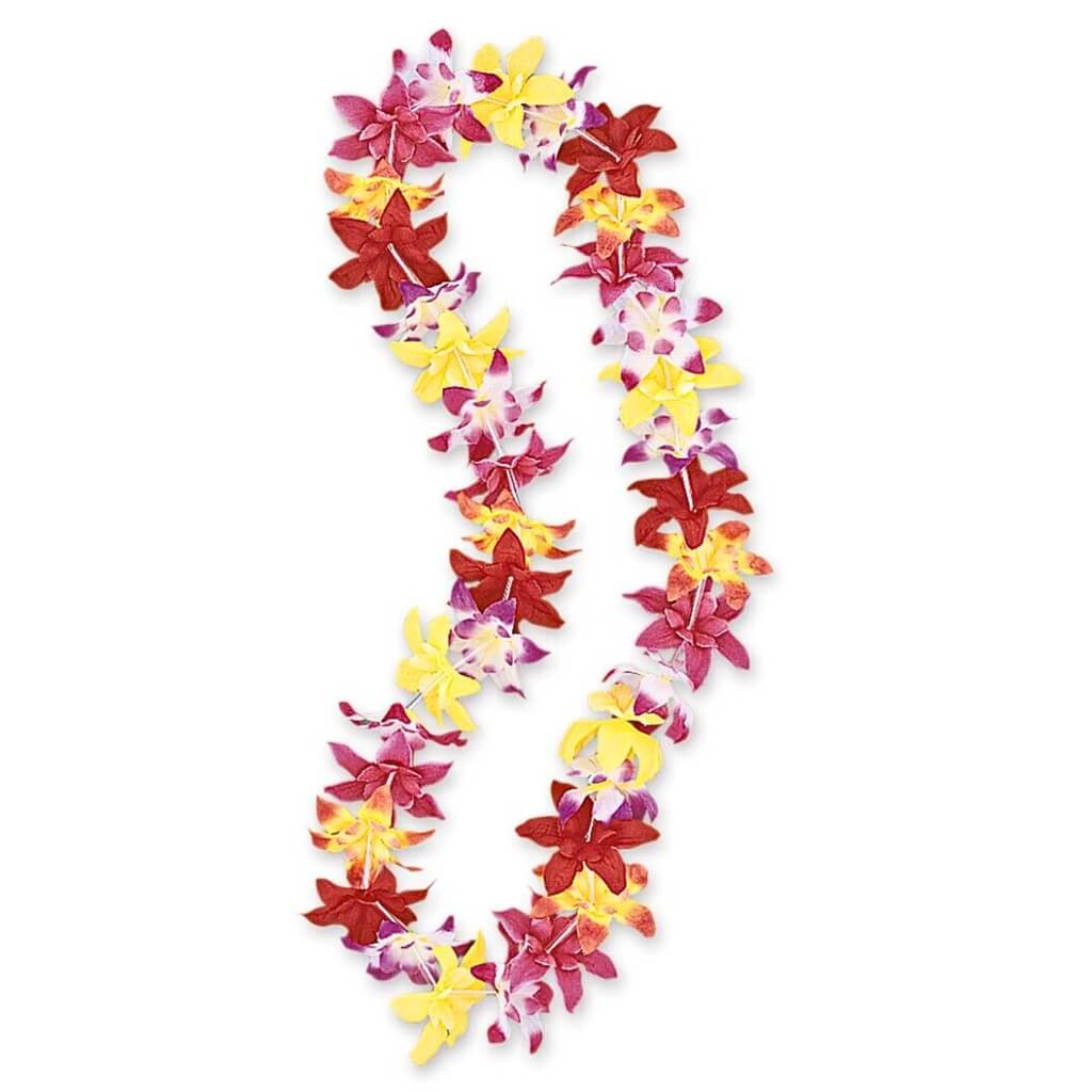Tropical-themed costume accessory flower lei