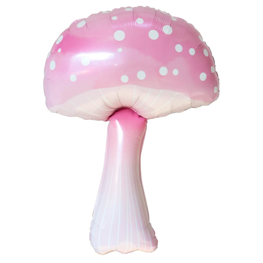 35inch Magical Pink Mushroom Foil Balloon fantasy fairy high tea party decoration