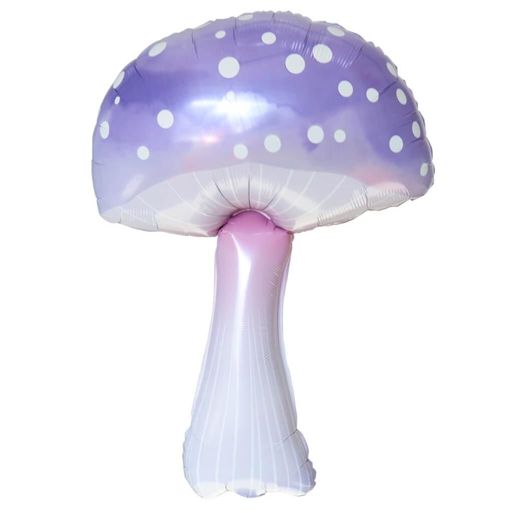 35-inch Jumbo Magical Purple Mushroom Foil Balloon