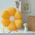 Matte Retro Yellow Daisy Flower Foil Balloon