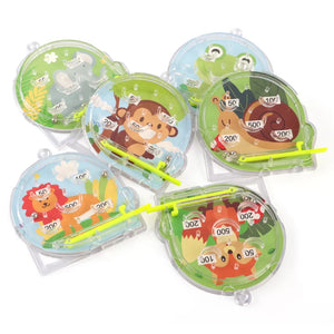 Jungle Animal Maze Games Favours 6pk