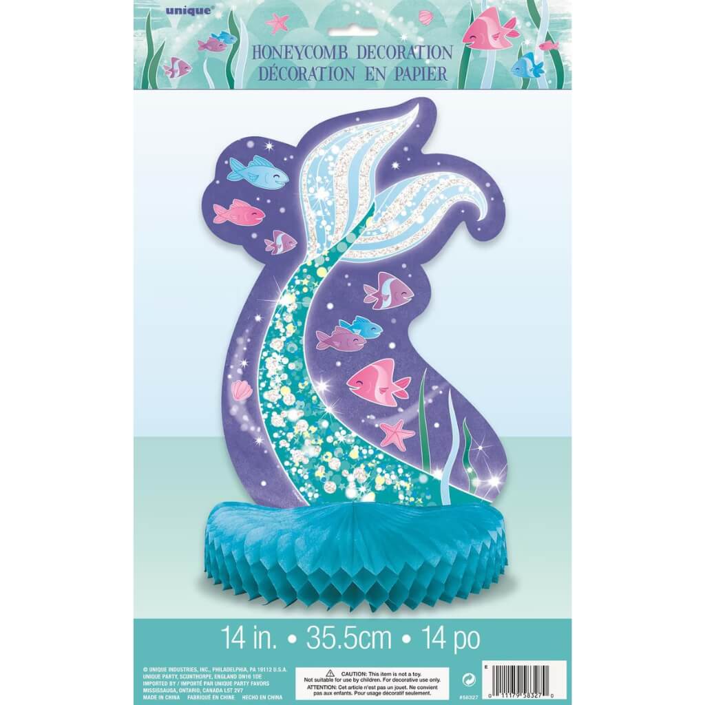 Mermaid Honeycomb Centrepiece 35cm