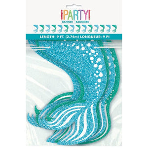 Mermaid Tail Glitter Garland 2.74m