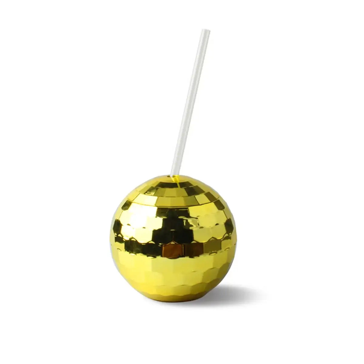 Metallic Gold Disco Ball Cocktail Cup