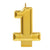 Metallic Gold Numeral Moulded Candle - Number 1