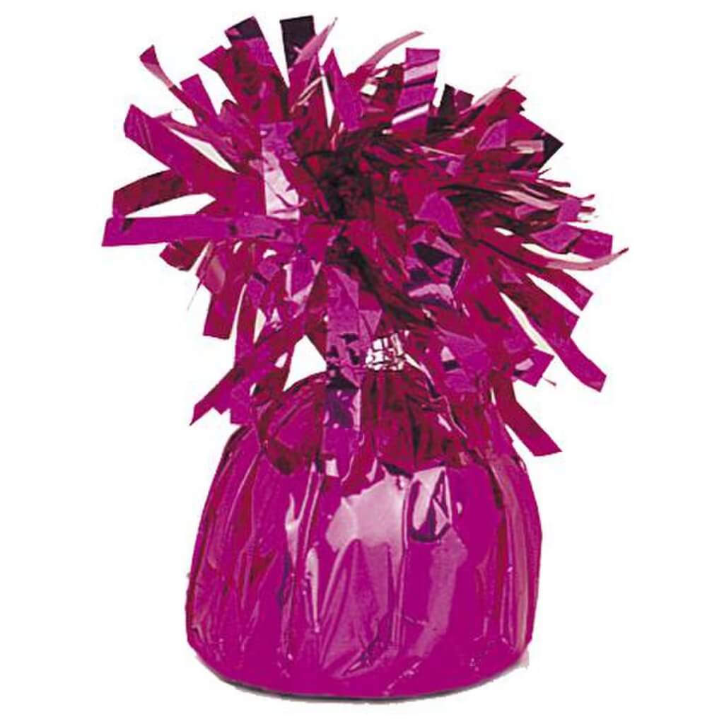 Small Foil Balloon Weight - Hot Pink