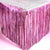 Metallic Pink Foil Fringe Table Skirt