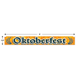 Metallic Oktoberfest Fringe Banner